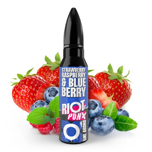 Riot Squad - Punx Erdbeere Blaubeere Himbeere 15ml