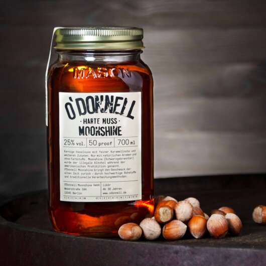 ODonnell Moonshine Harte Nuss 25% Vol.