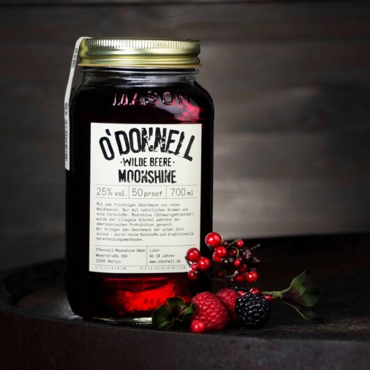 ODonnell Moonshine Wilde Beere 25% Vol.