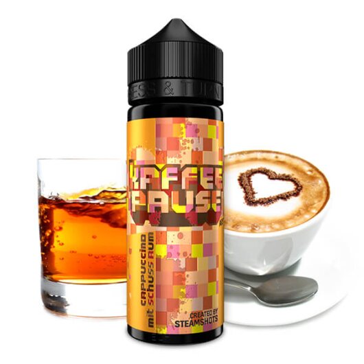 Kaffeepause by Steamshots Cappuccino mit Schuss Rum 20ml