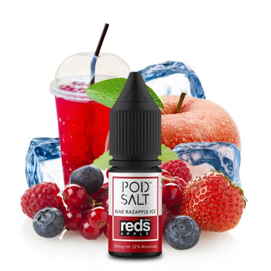 POD SALT Fusion Blue Razzapple Ice 10ml