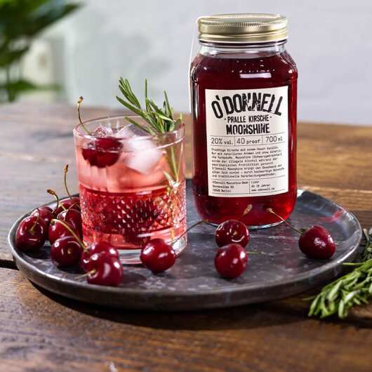 O´Donnell Moonshine Pralle Kirsche 20% Vol.