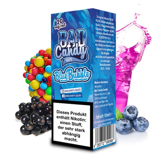 Bad Candy Salt Blue Bubble 10ml