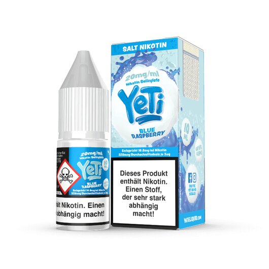 Yeti Salt Blue Raspberry Liquid