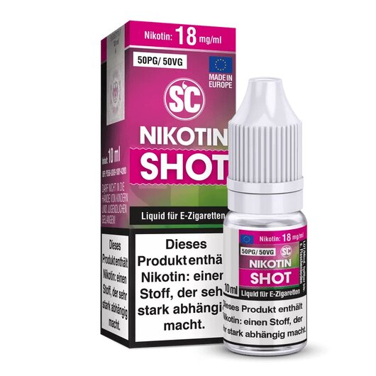 SC Nikotinshot 10ml 18mg/ml 50/50 VPG