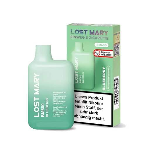 Lost Mary BM600 by Elfbar Blueberry 0mg/ml