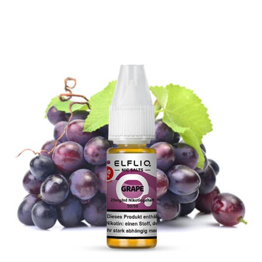 Elfbar Elfliq Salt Grape Liquid