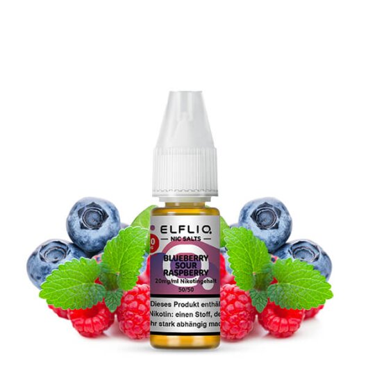 Elfbar Elfliq Salt Blueberry Sour Raspberry Liquid