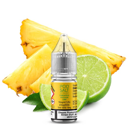 POD SALT XTRA Pineapple Passion Lime 10ml