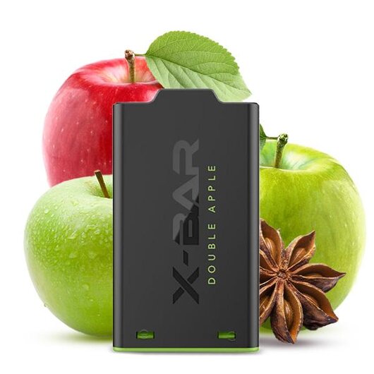X-Shisha by X-Bar Pod 0mg Double Apple