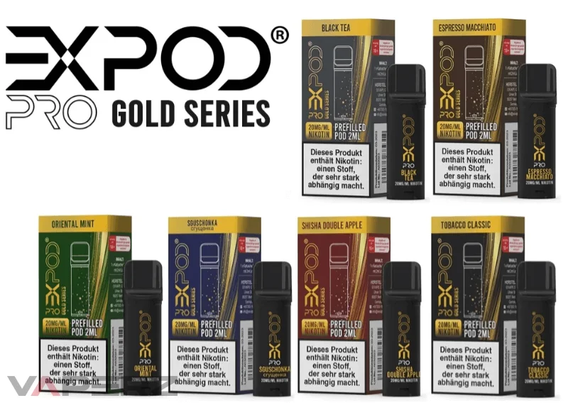 EXVAPE Expod Pro Prefilled Pod Gold Series