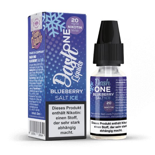 Dash One Blueberry Ice Salt Liquid 20mg/ml