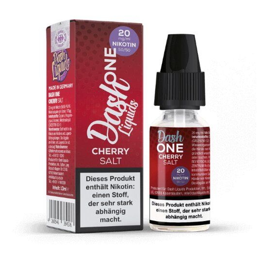 Dash One Cherry Salt Liquid 10mg/ml