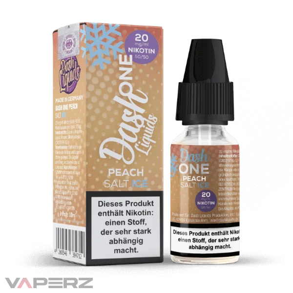 Dash One Peach Ice Salt Liquid