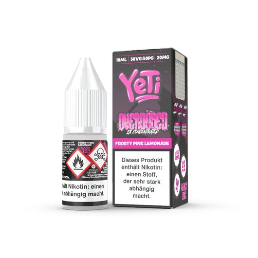 Yeti Overdosed Frosty Pink Lemonade Salt Liquid 20mg/ml