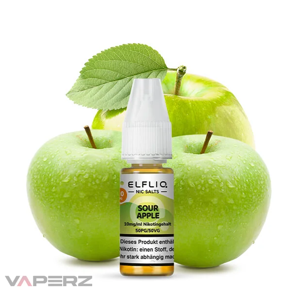 Elfliq by ELFBAR Sour Apple Nicsalt Liquid