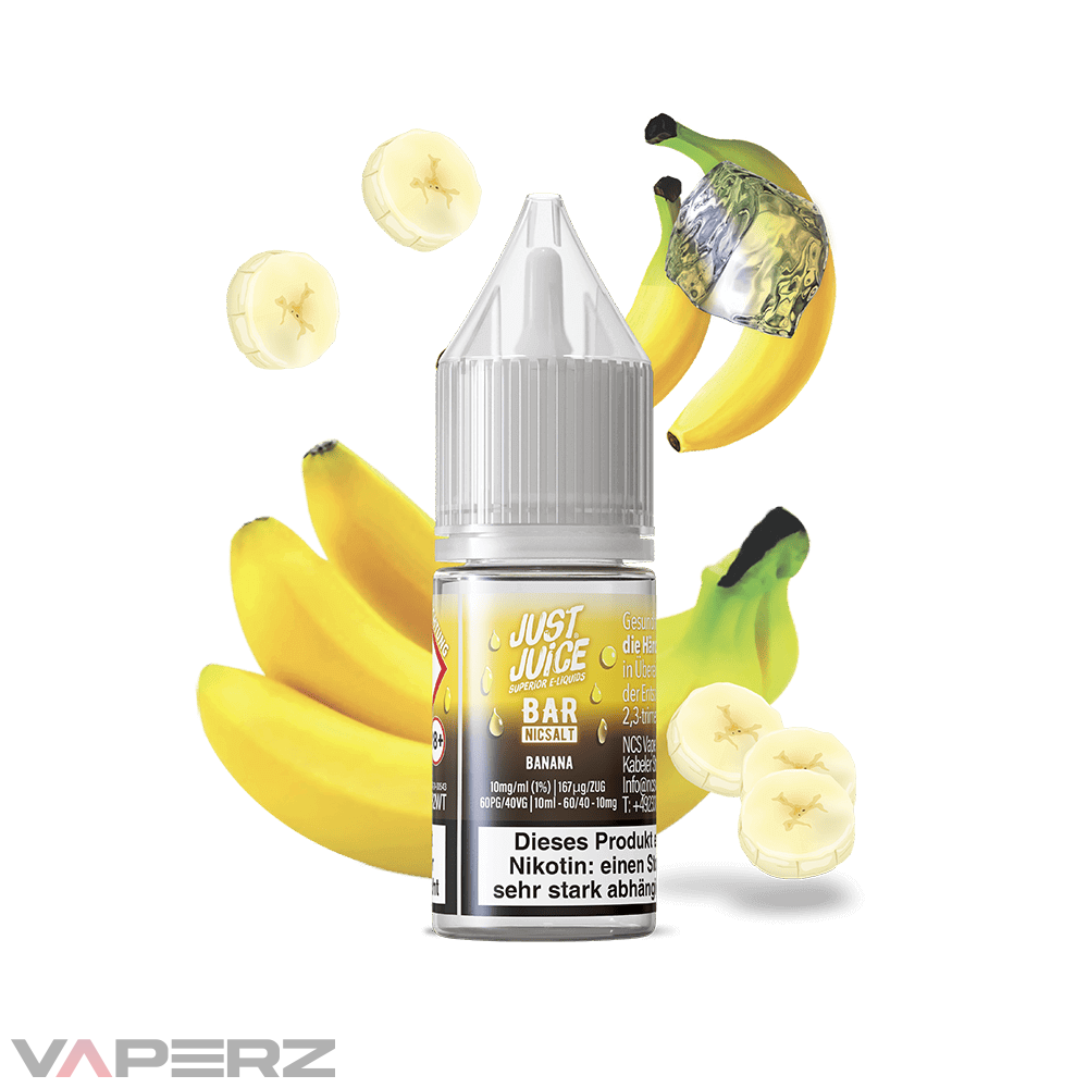 Bananen Liquid E-zigarette Totally Wicked VLTZ Just Juice Bar Range Banana  Nicsalt Liquid, 8,99