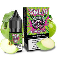 OWLIQ Sour Apple Nicsalt Liquid 10ml