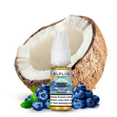 Elfliq by ELFBAR Coconut Blueberry Nicsalt Liquid 10ml