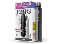 ELFBAR Elfa Turbo Pro Refillable Pod Kit Black