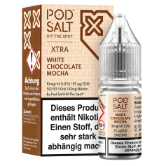 POD SALT XTRA White Chocolate Mocha Nicsalt Liquid 10ml
