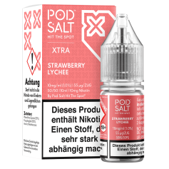 POD SALT XTRA Strawberry Lychee Nicsalt Liquid 10ml
