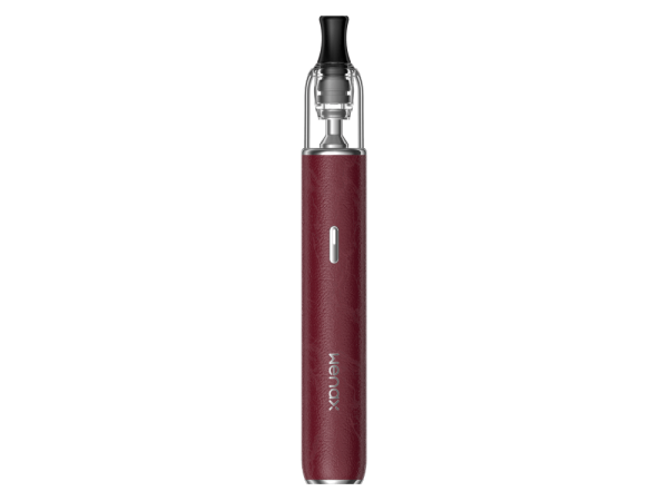 leather wine red